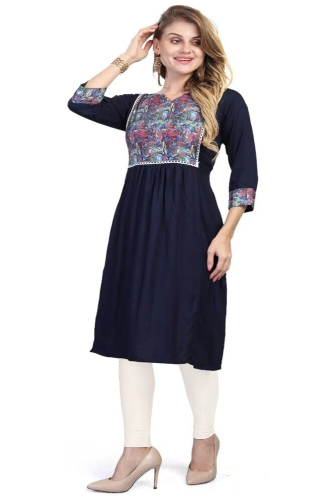 Readymade Digital Reyon Kashmiri Kurti