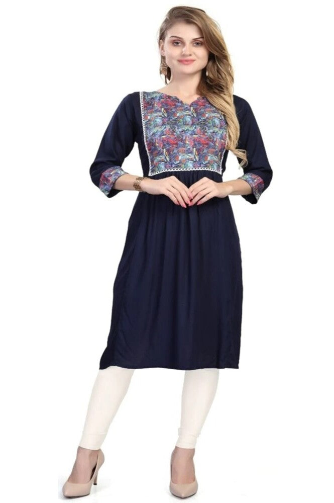 Readymade Digital Reyon Kashmiri Kurti