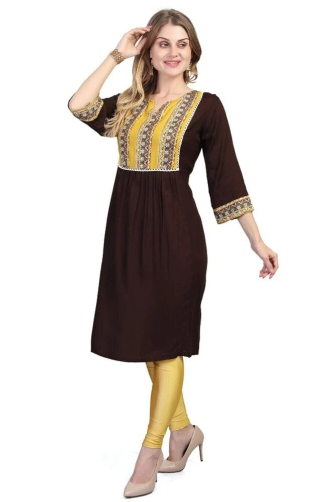 Readymade Digital Reyon Kashmiri Kurti