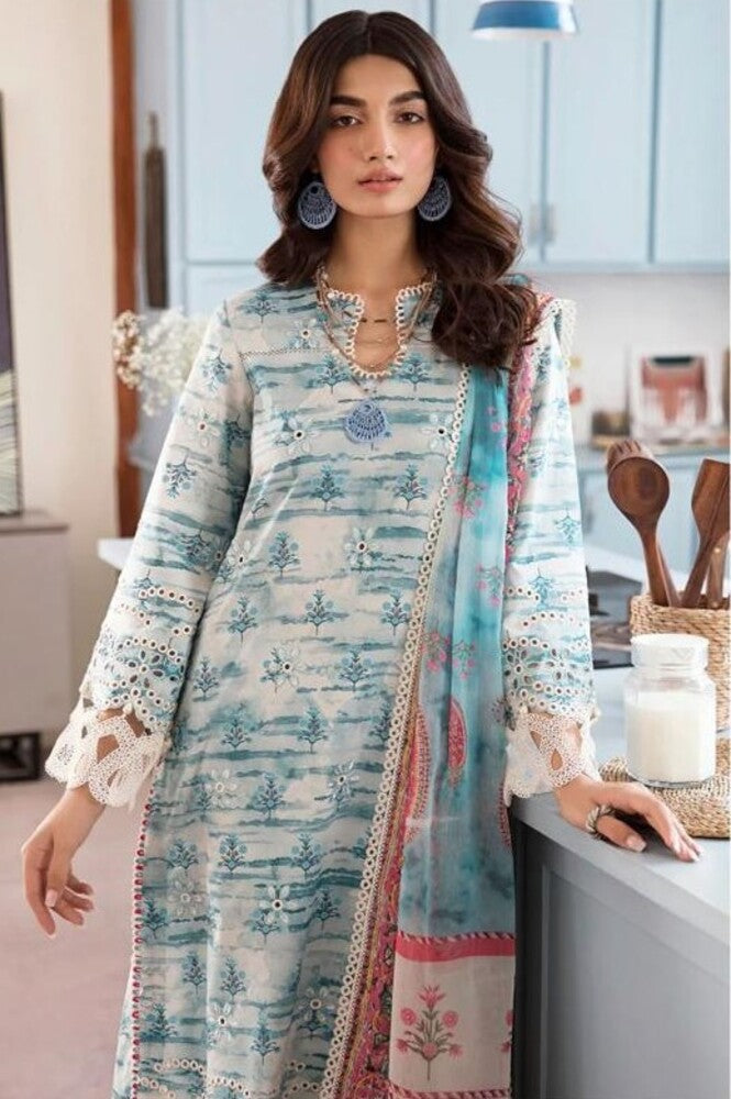 Readymade Afrozeh Chikankari Cotton Chiffon Salwar Suit