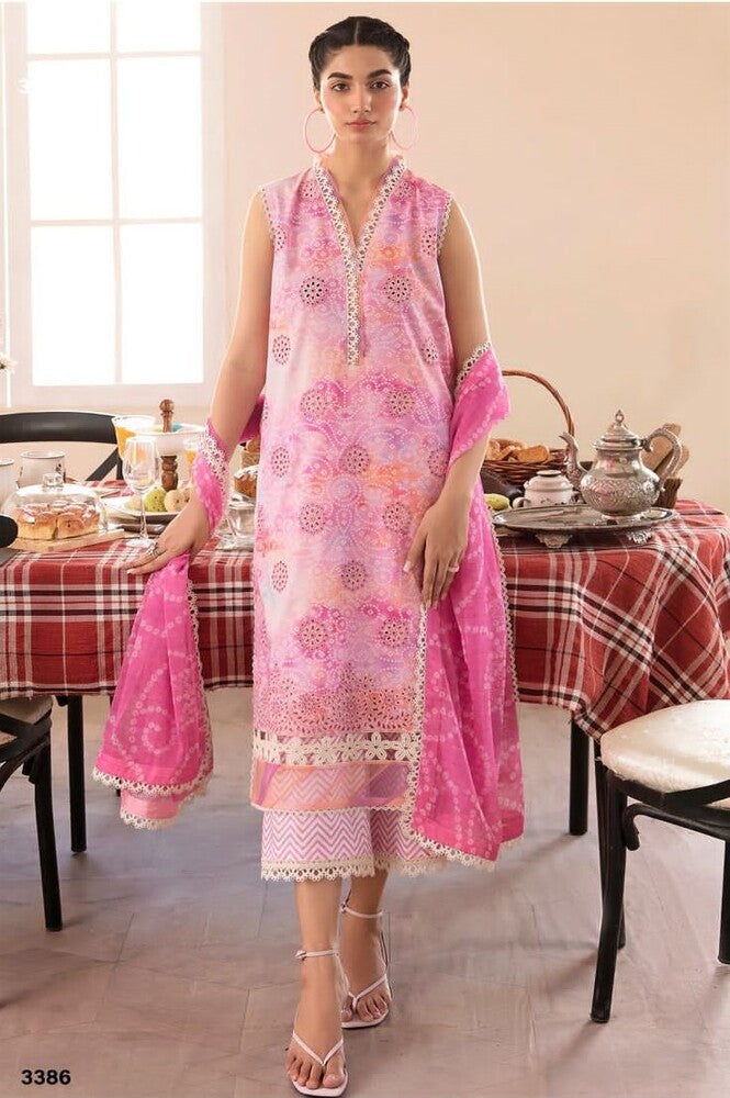 Readymade Afrozeh Chikankari Cotton Chiffon Salwar Suit