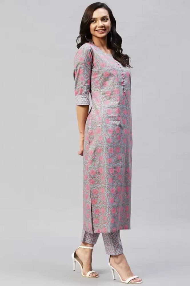 Elevate Your Style with Comfort: Women's Cotton Blend Kurta Sets