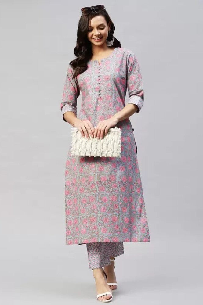 Elevate Your Style with Comfort: Women's Cotton Blend Kurta Sets