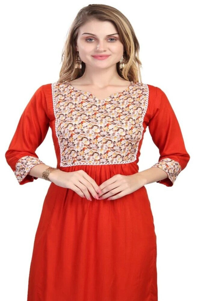 Readymade Digital Reyon Kashmiri Kurti