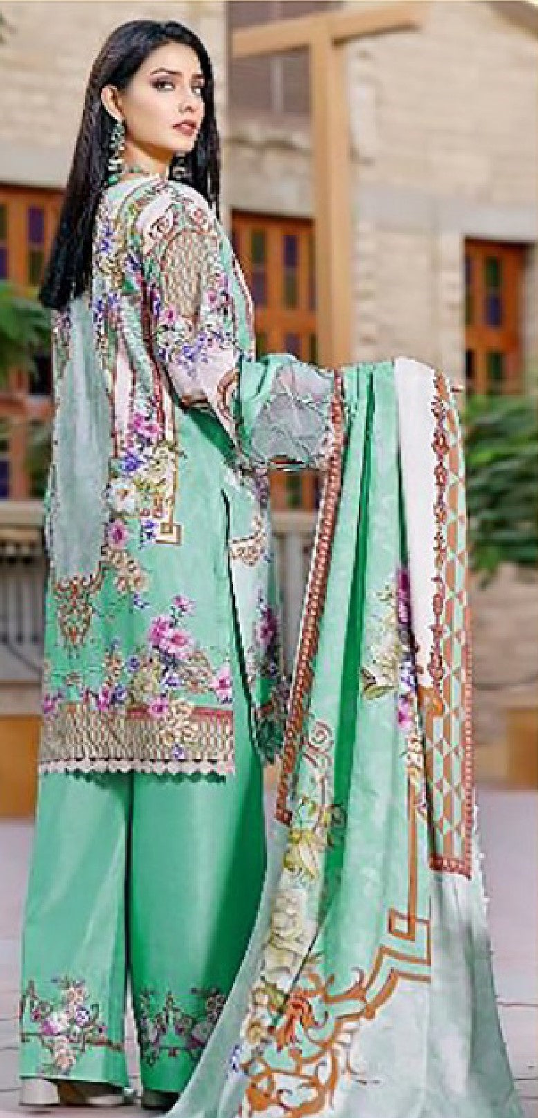 REET MAHAL DESIGNER PURE COTTON SALWAR SUIT MATERIAL PRINTED AND DUPATTA