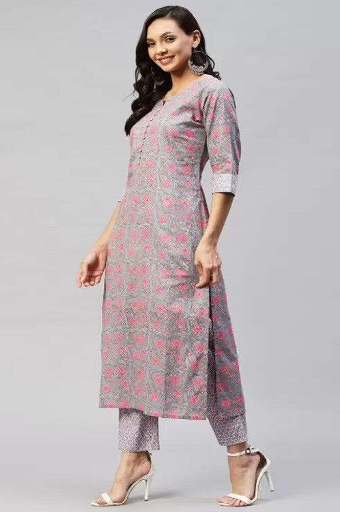 Elevate Your Style with Comfort: Women's Cotton Blend Kurta Sets