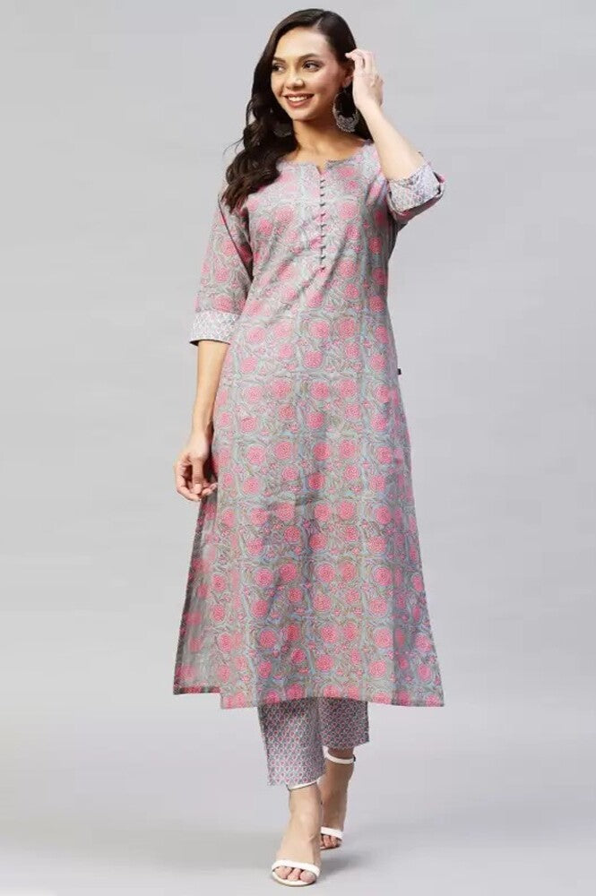 Elevate Your Style with Comfort: Women's Cotton Blend Kurta Sets