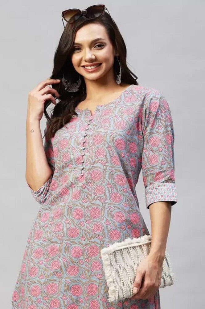 Elevate Your Style with Comfort: Women's Cotton Blend Kurta Sets