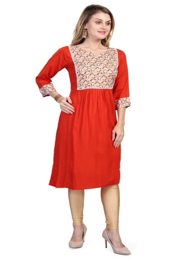 Readymade Digital Reyon Kashmiri Kurti