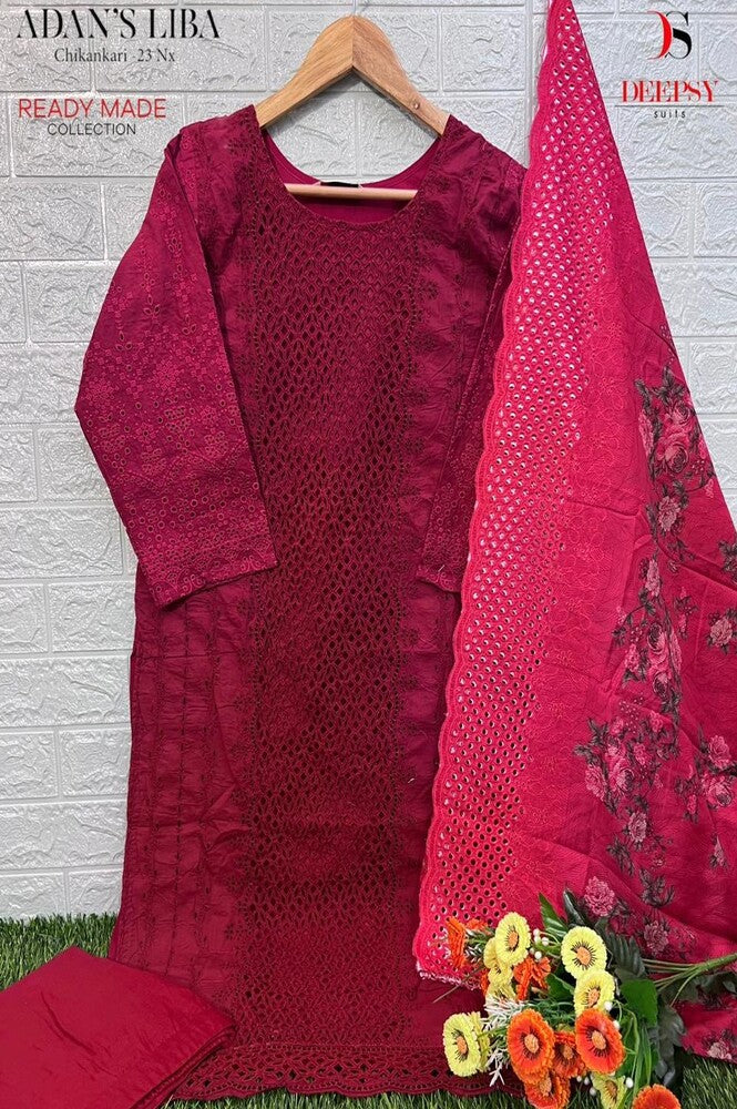 REET MAHAL UNSTITCHED PAKISTANI COTTON SALWAR SUIT MATERIAL