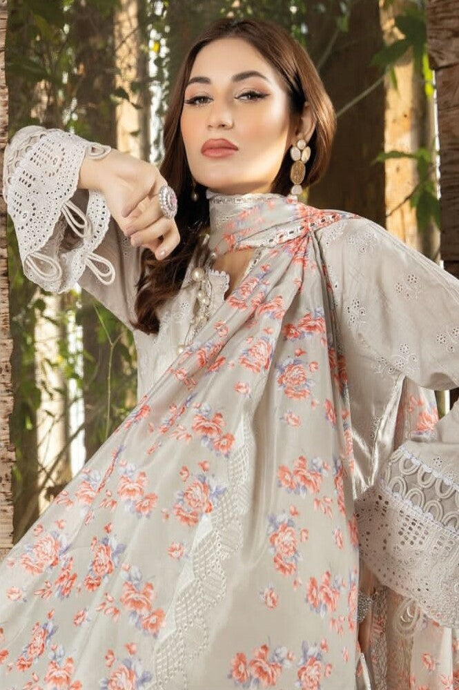 REET MAHAL UNSTITCHED PAKISTANI COTTON SALWAR SUIT MATERIAL