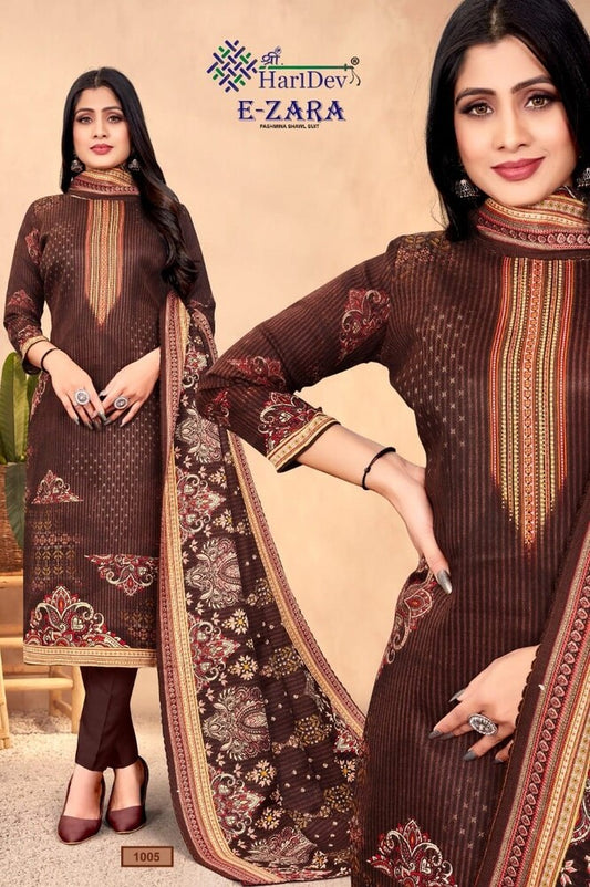 REET MAHAL PAKISTANI SALWAR SUIT MATERIAL WITH PRINTED DUPATTA FOR WOMEN