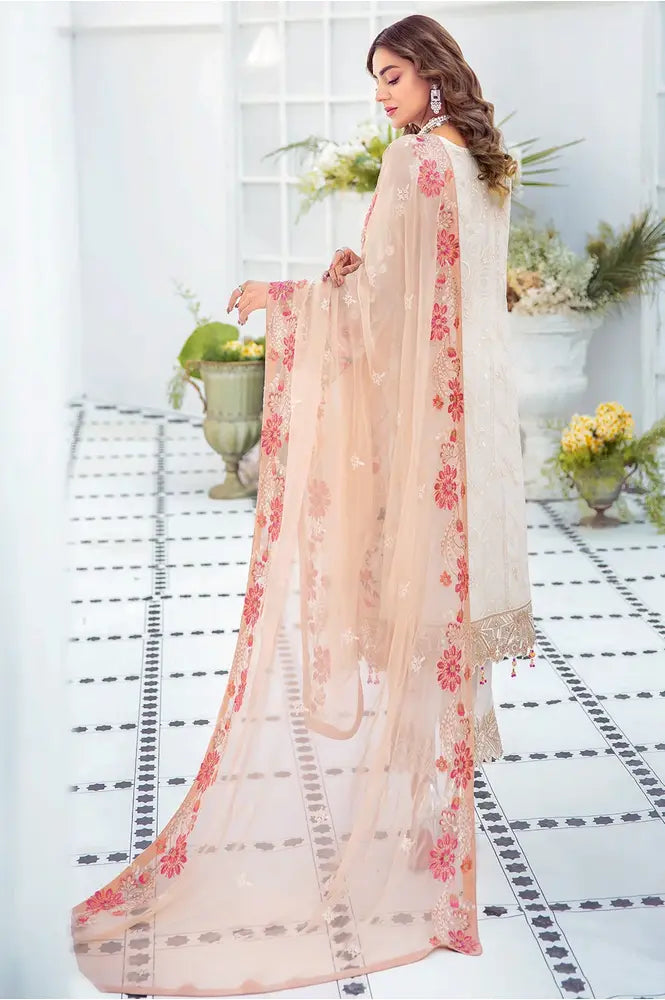 REET MAHAL ELEGANT DESIGNER PAKISTANI SUIT SALWAR MATERIAL WITH DUPATTA