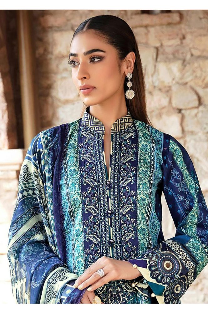 REET MAHAL CASUAL PRINTED COTTON SUIT SET MATERIAL WITH PRINTED DUPATTA