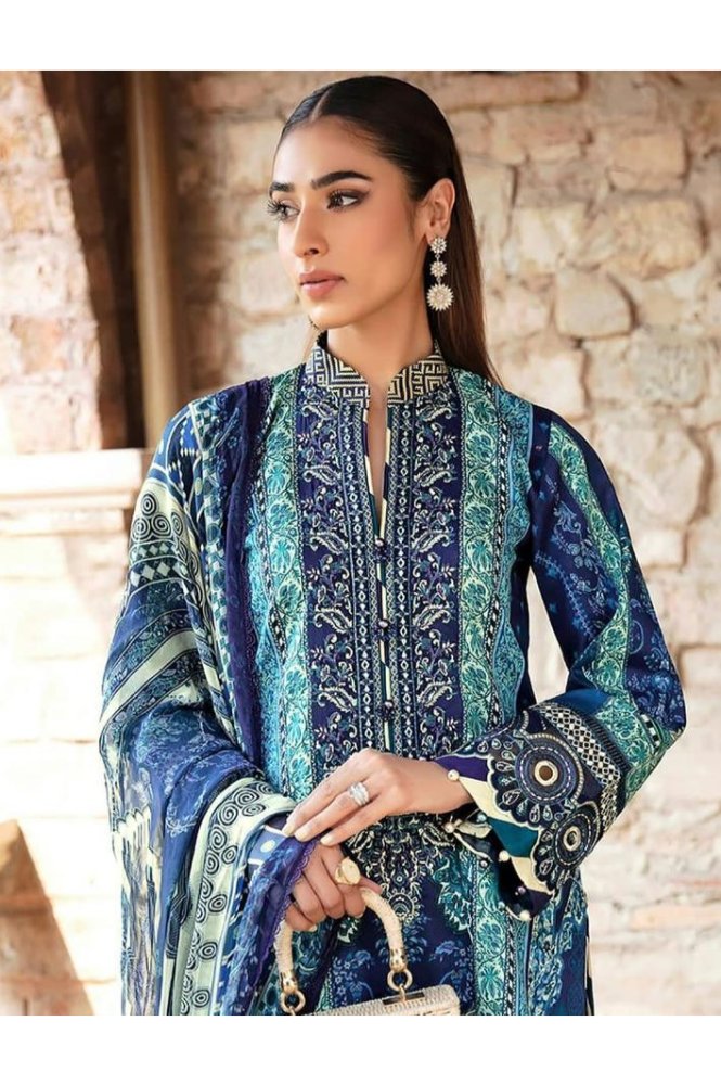 REET MAHAL CASUAL PRINTED COTTON SUIT SET MATERIAL WITH PRINTED DUPATTA