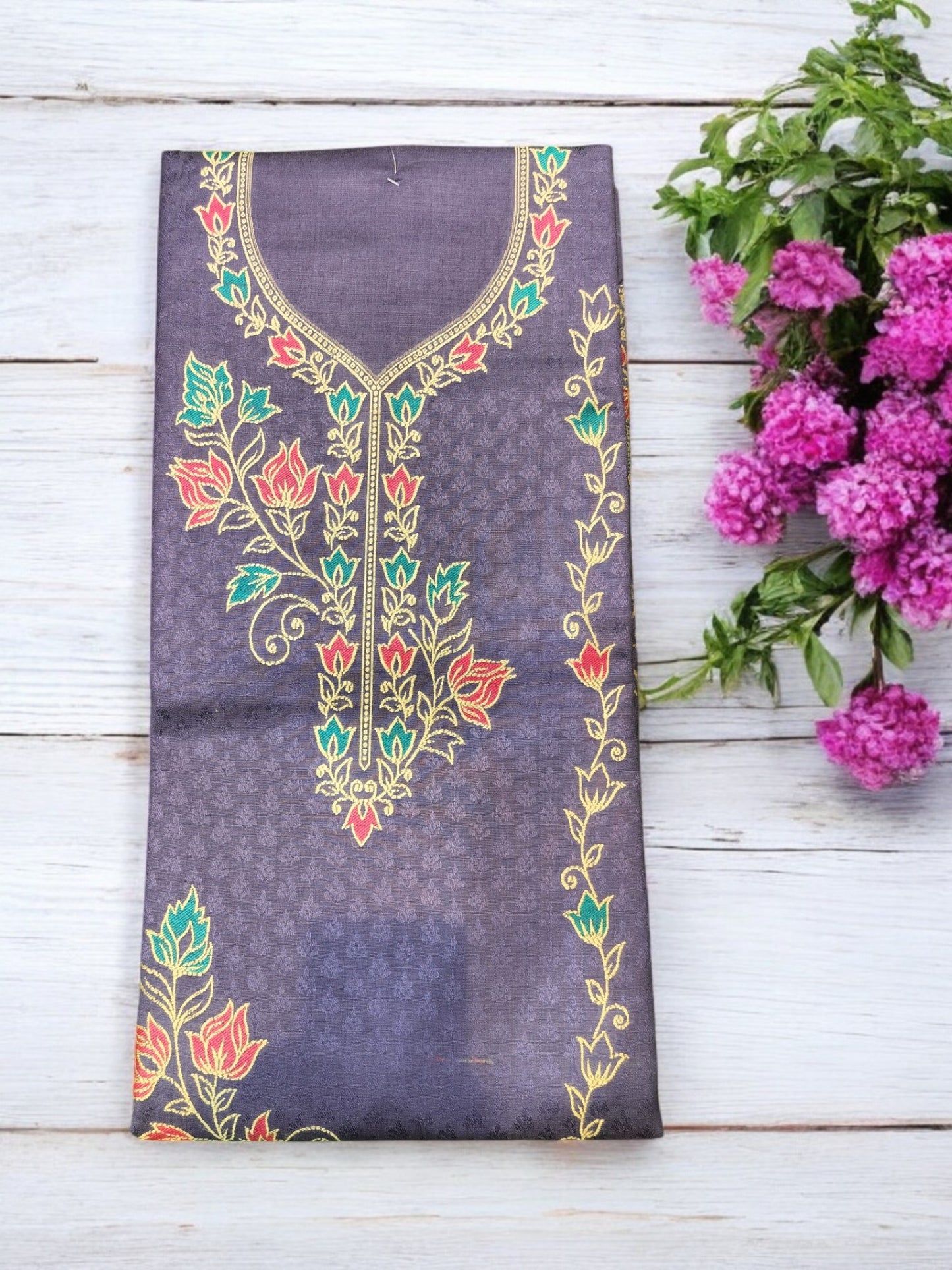 Unstitched Designer Salwar Suit Fabric