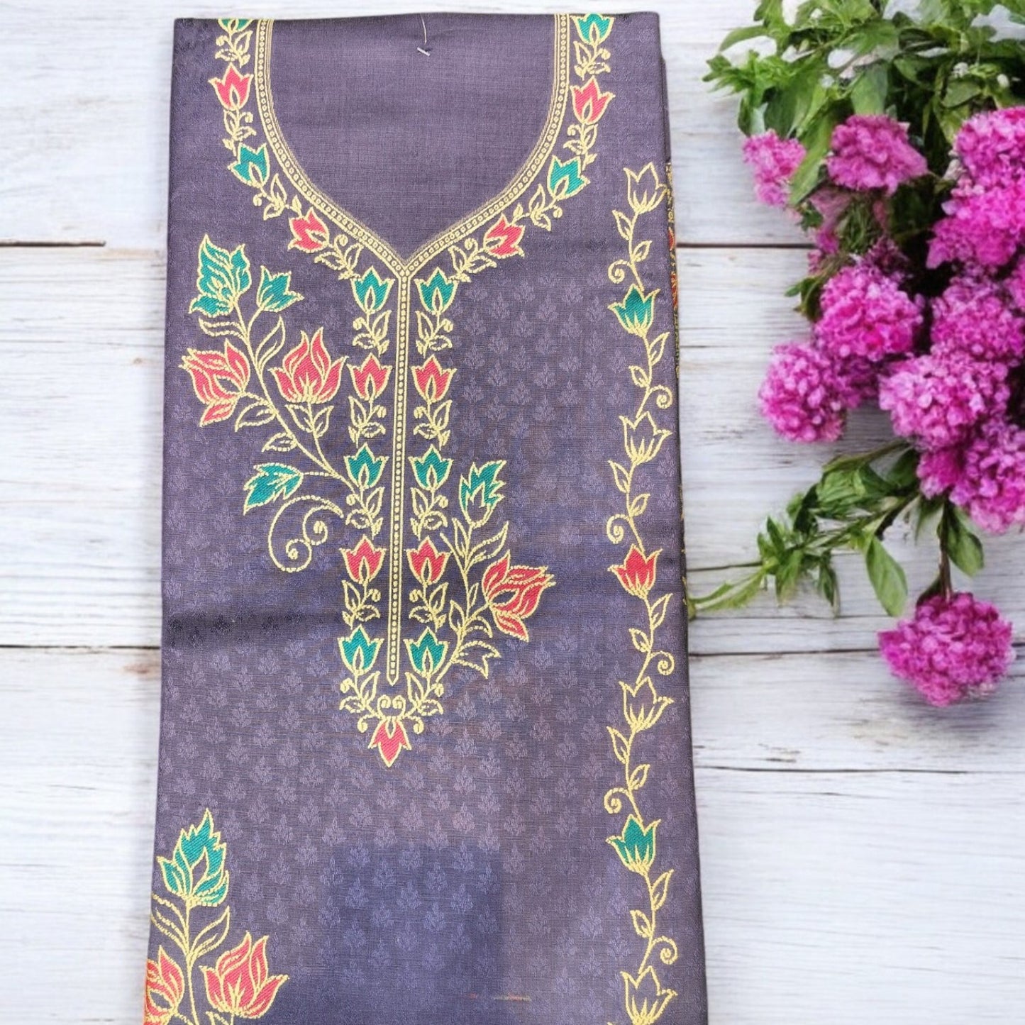 Unstitched Designer Salwar Suit Fabric