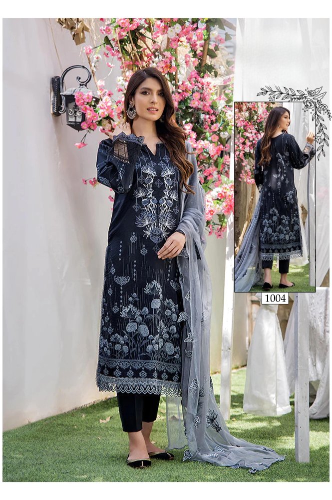 REET MAHAL DESIGNER FABRIC SUIT SALWAR MATERIAL WITH DUPATTA