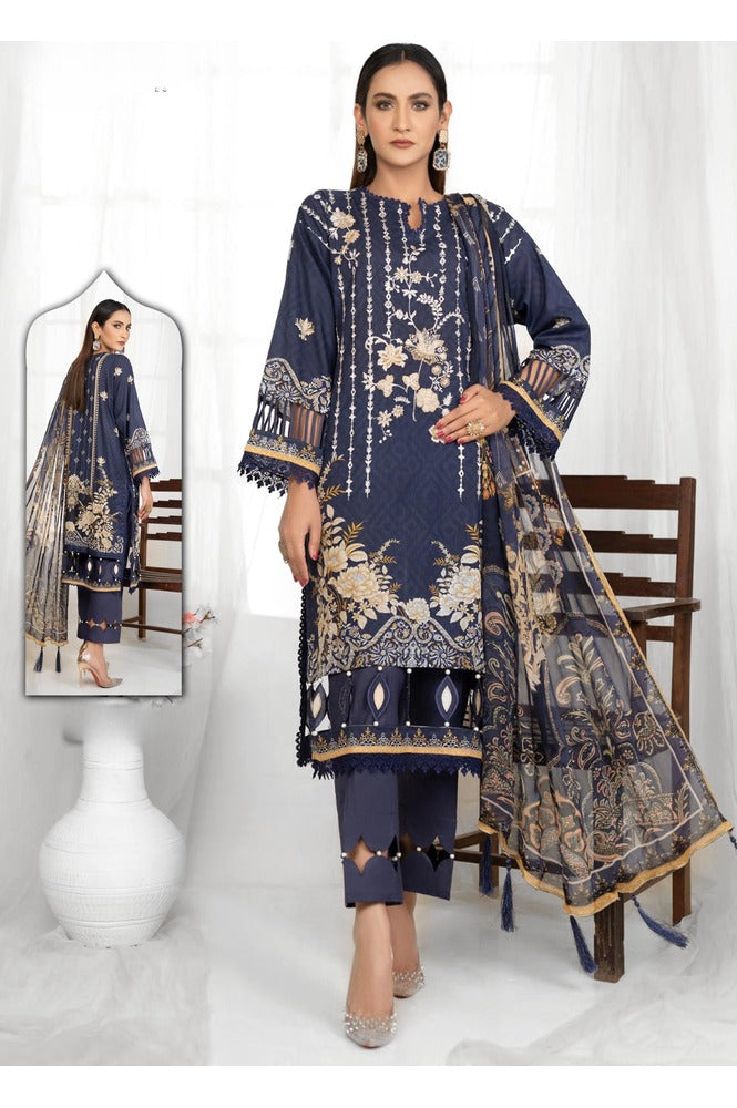 REET MAHAL PURE COTTON SALWAR SUIT PRINTED MATERIAL FOR WOMEN