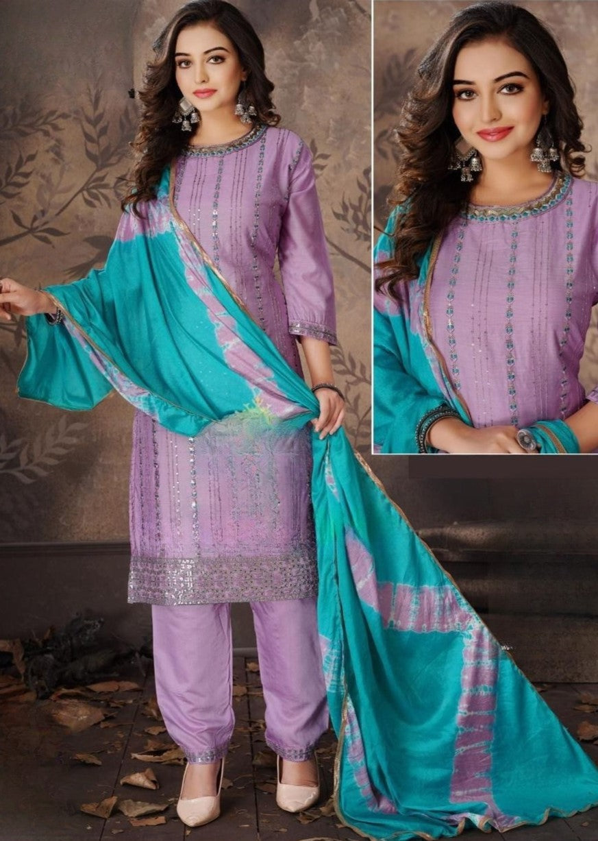 Reet Mahal Designer Kurta Suit with Dupatta Perfect for Festive Occasions