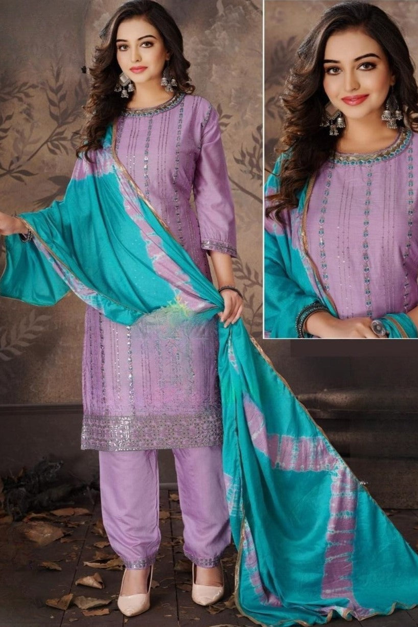 Reet Mahal Designer Kurta Suit with Dupatta Perfect for Festive Occasions