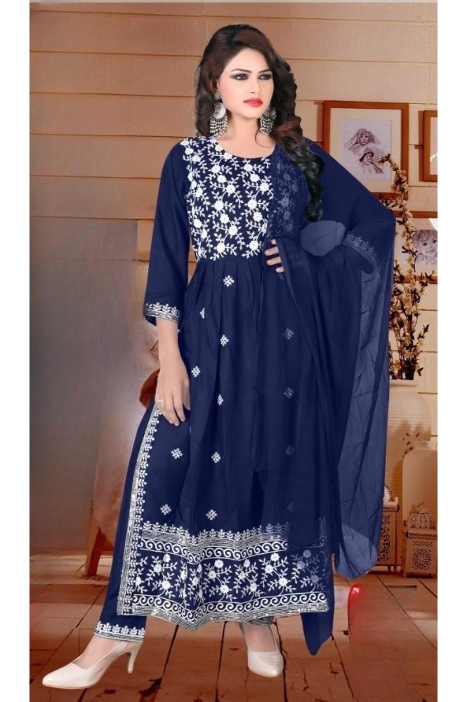 REET MAHAL DESIGNER CHIANKARI SUIT FOR WOMEN'S