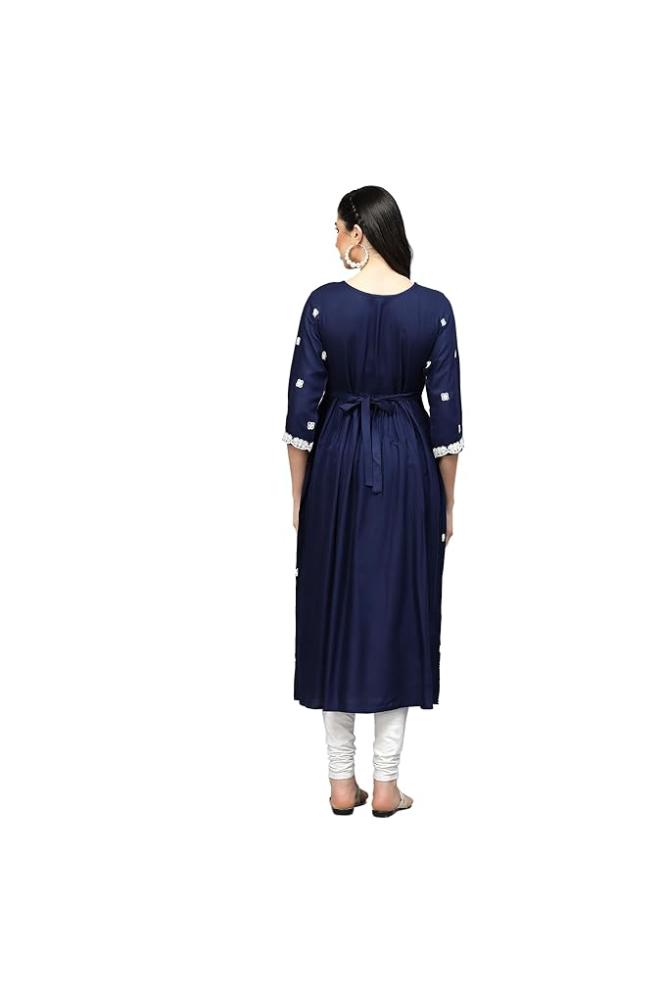 REET MAHAL DESIGNER CHIKANKARI KURTA FOR WOMEN