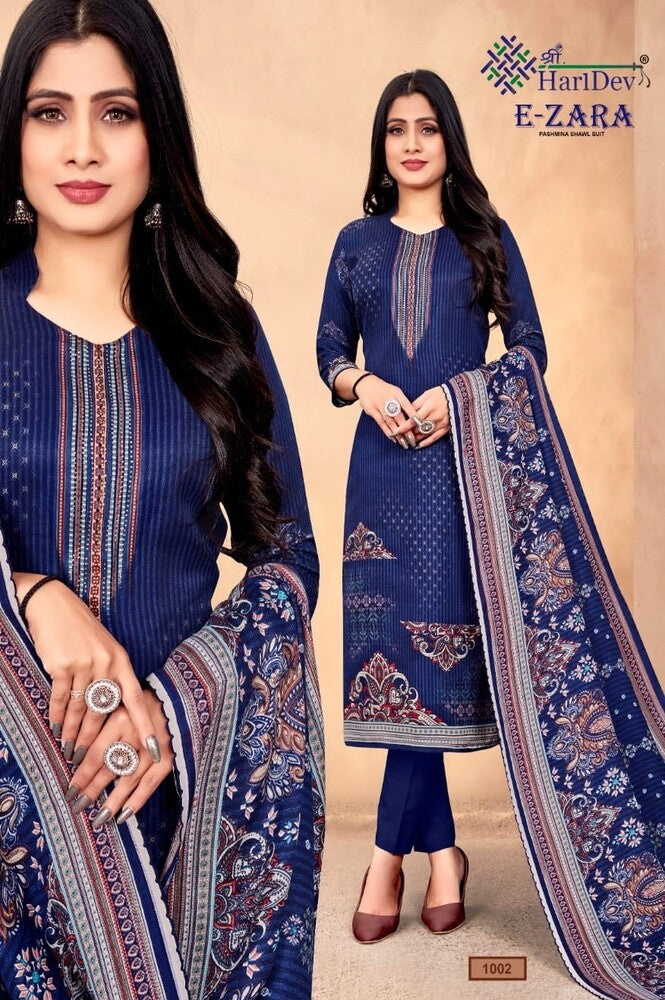 REET MAHAL PAKISTANI SALWAR SUIT MATERIAL WITH PRINTED DUPATTA FOR WOMEN