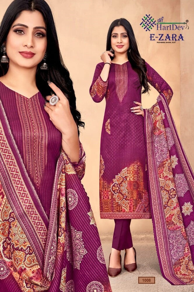 REET MAHAL PAKISTANI SALWAR SUIT MATERIAL WITH PRINTED DUPATTA FOR WOMEN