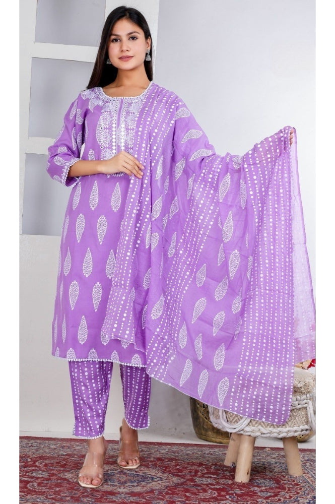 REET MAHAL DESIGNER PRINTED KURTA, PANT WITH PRINTED DUPATTA