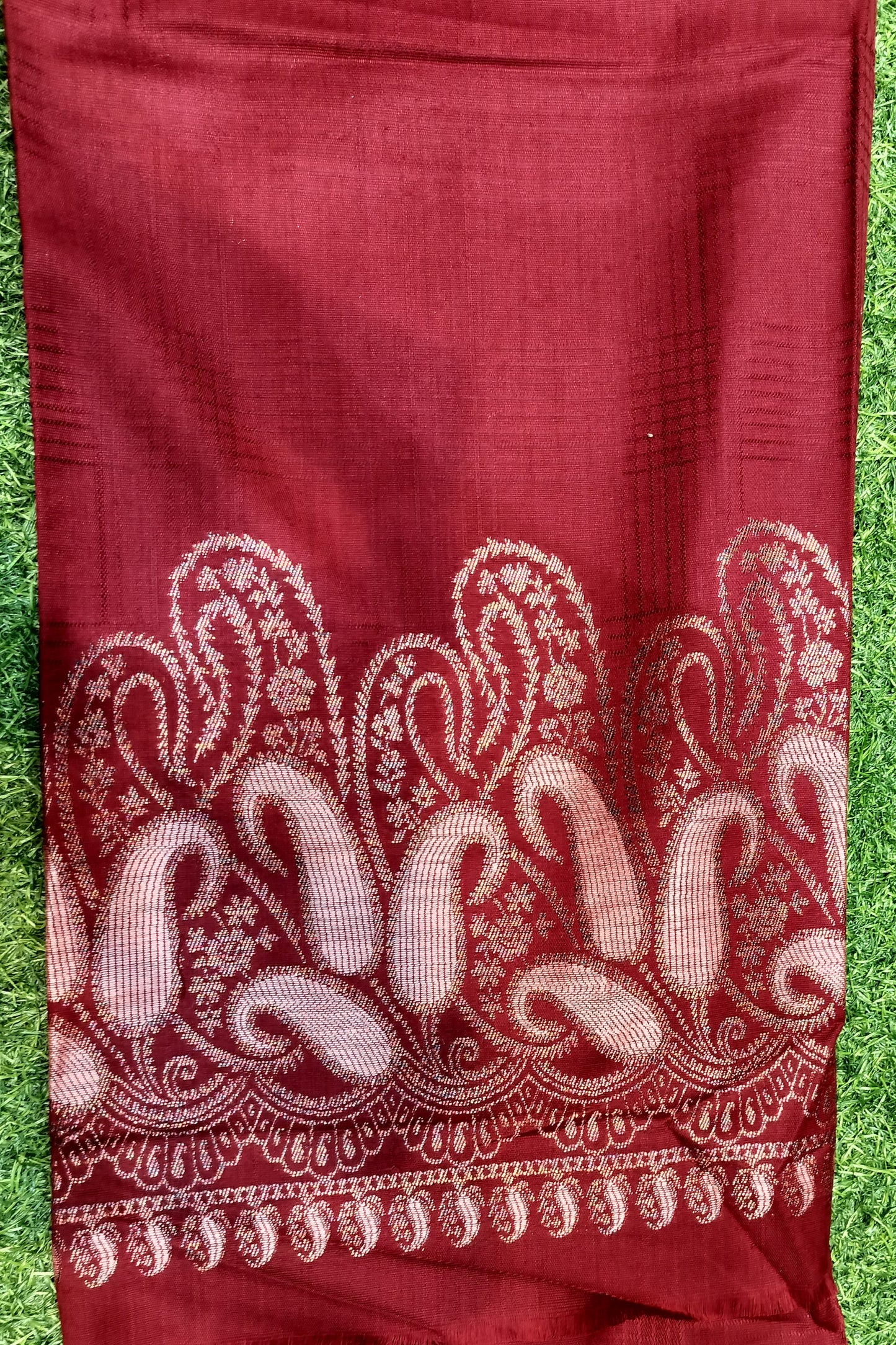 Reet Mahal Unstitched Woollen Printed Salwar Suit Material with Shawl