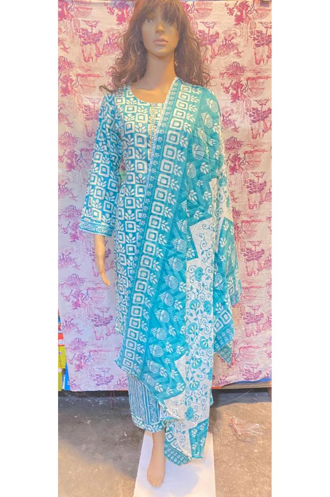 REET MAHAL PRINTED KURTA SET WITH DUPATTA