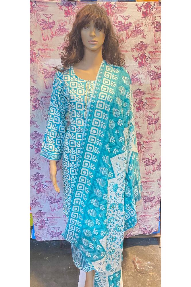 REET MAHAL PRINTED KURTA SET WITH DUPATTA