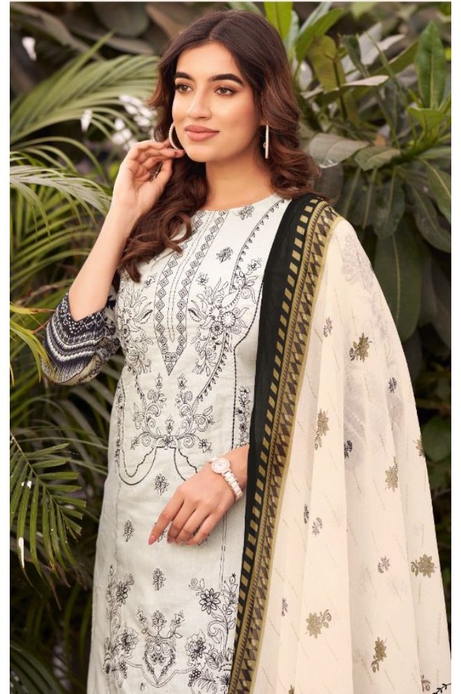 REET MAHAL DESIGNER COTTON SUIT SET MATERIAL WITH PRINTED DUPATTA