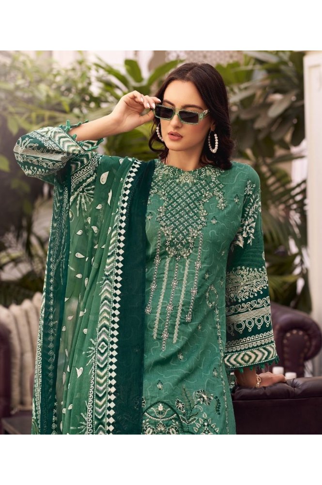 REET MAHAL DESIGNER COTTON SUIT SET MATERIAL WITH PRINTED DUPATTA