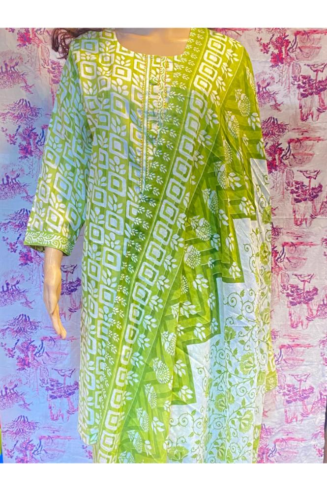 REET MAHAL PRINTED KURTA SET WITH DUPATTA