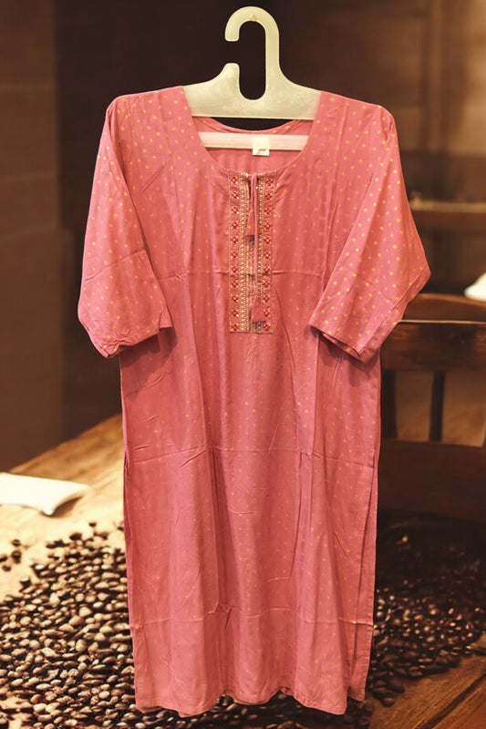 Reet Mahal Cotton Kurta Single Piece