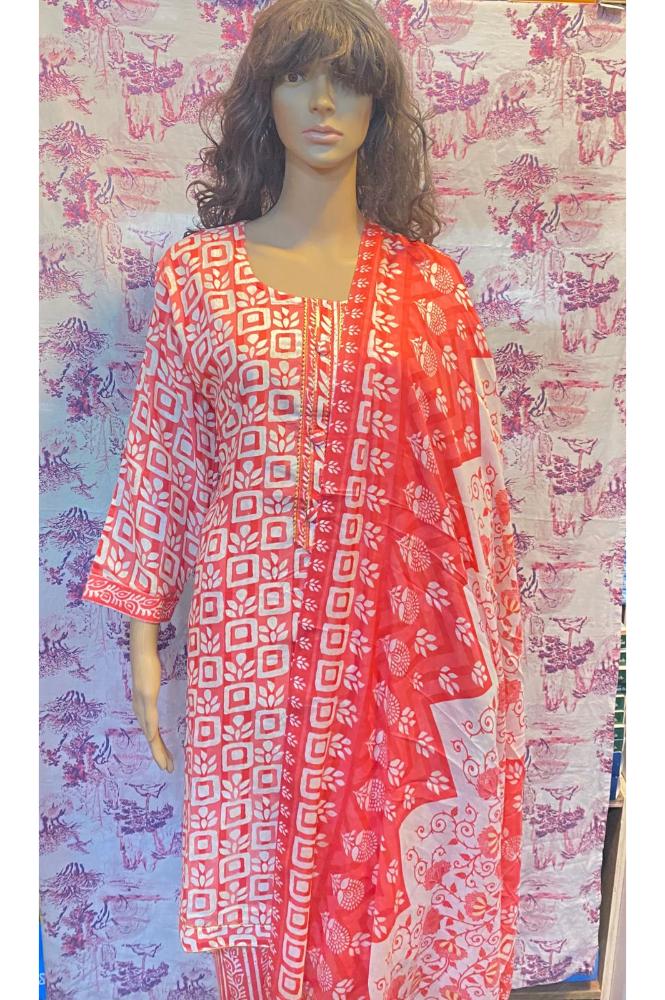 REET MAHAL PRINTED KURTA SET WITH DUPATTA