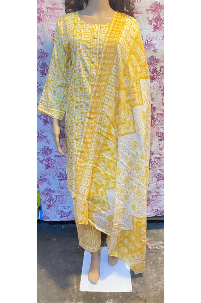 REET MAHAL PRINTED KURTA SET WITH DUPATTA